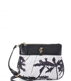 Juicy Couture Black & White Aloha Medium Crossbody