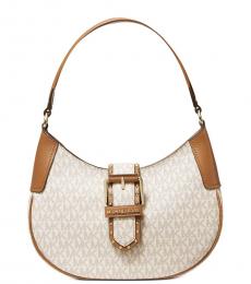Michael Kors Vanilla Acorn Lillian Small Hobo