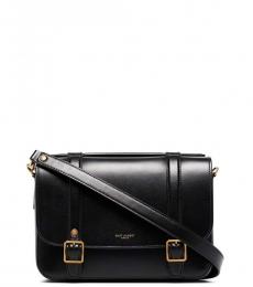 Saint Laurent Black Monogram Small Messenger Bag