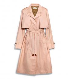 Coach Blossom Signature Lining Soild Overcoat