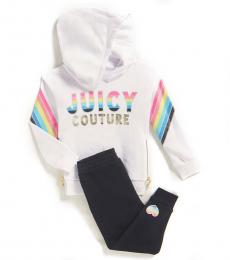 Juicy Couture 2 Piece Hoodie/Joggers Set (Baby Girls)