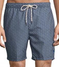 Tommy Bahama Dark Grey Naples Afish Solid Swim Trunks