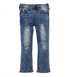 True Religion Little Girls Airbrush Blue Geno Slim-Fit Relaxed Jeans