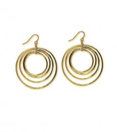 Ralph Lauren Gold Multi Hoop Earrings