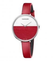 Calvin Klein Red Rise Quartz Watch
