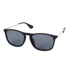 Silver Matte Aviator Sunglasses
