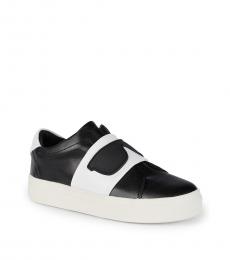 Black White Cadi Slip On Sneakers