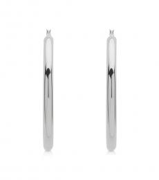 DKNY Silver Hoop Earrings