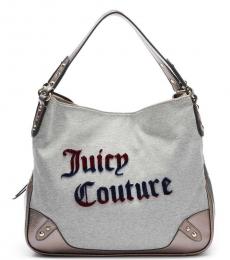 Juicy Couture Grey Logo Medium Tote