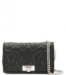 Jimmy Choo Black Helia Small Crossbody Bag