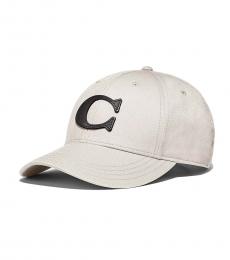 White Varsity C Cap