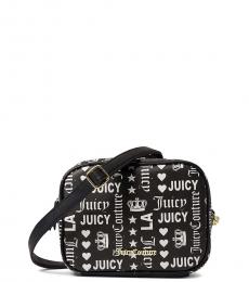 Juicy Couture Black Camera Small Crossbody Bag