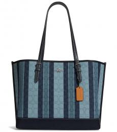 Blue Mollie Large Tote