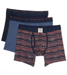 Lucky Brand Multi color Pack of 3 Stretch Boxer Briefs