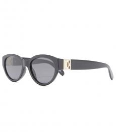 Givenchy Black Oval Sunglasses