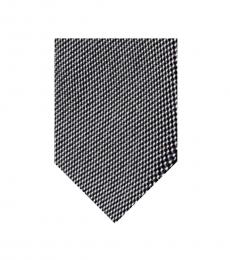 Hugo Boss Grey Small Check Pattern Tie