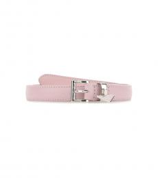 Prada Light Pink Saffiano Belt