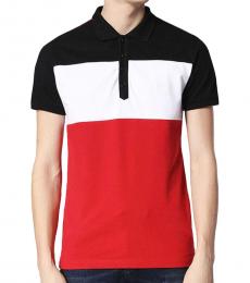 Diesel Red T Day Slim Fit Polo