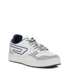 Diesel White S-Ukiyo Low Top Sneakers