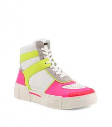 Love Moschino Multi Color Lace Up Sneakers