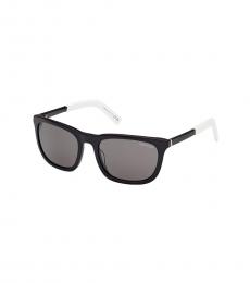 Moncler Black Rectangular Sunglasses