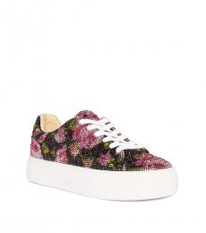 Betsey Johnson Multi Color Rhinestone Sneakers