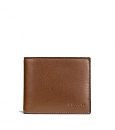 Brown Textured Wallet