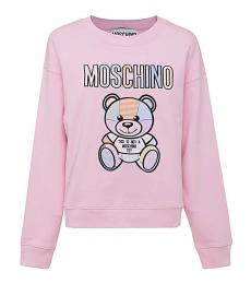 Moschino Light Pink Roundneck Sweatshirt