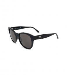 Diesel Black Round Sunglasses
