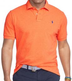 Ralph Lauren College Orange Classic Fit Logo Polo