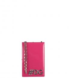 Dolce & Gabbana Pink DG Girls Medium Shoulder Bag