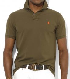 Ralph Lauren Olive Green Classic Fit Logo Polo