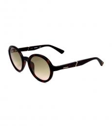 Diesel Dark Brown Round Sunglasses