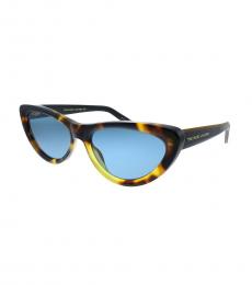 Light Blue Cat Eye Sunglasses