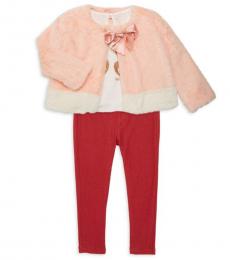BCBGirls 3 Piece Cardigan/Top/Pants Set (Baby Girls)