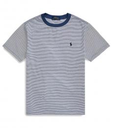 Ralph Lauren Little Boys Federal Blue Striped T-Shirt