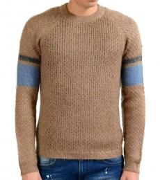 Brown Wool Crewneck Sweater