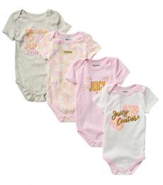 Juicy Couture 5 Piece Bodysuits Set (Baby Girls)