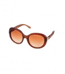Burberry Matte Brown Gradient Sunglasses