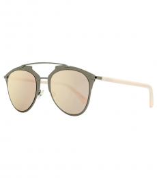 Ruthenium-Pink Brow Bar Sunglasses