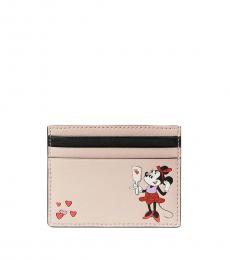 Kate Spade Light Pink Minnie Mouse Card Holder