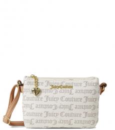 Juicy Couture White BestSellers Mini Crossbody Bag