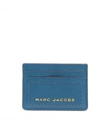 Marc Jacobs Blue Logo Card Holder