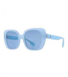 Burberry Sky Blue Helena Square Sunglasses