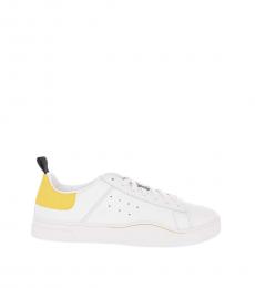 Diesel White Clever Low Top Sneakers