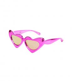 Betsey Johnson Pink Sweetheart Sunglasses