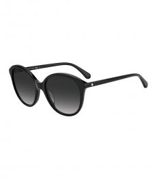 Kate Spade Black Round Sunglasses