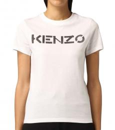 Kenzo White Roundneck T-Shirt