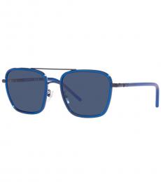 Tory Burch Blue Gradient Square Sunglasses