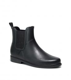 Black Chelsea Rain Boots